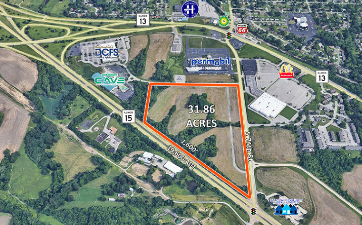 Pictures of Land property located at W. State Route 15 & 74th St, Belleville, IL 62223 for sales - image #1