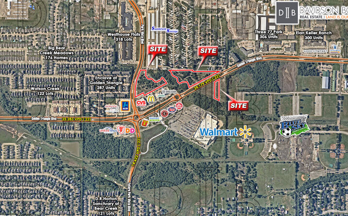 Pictures of Land property located at Park Vista & Golden Triangle Blvd (1709), Fort Worth, TX 76177 for sales - image #1