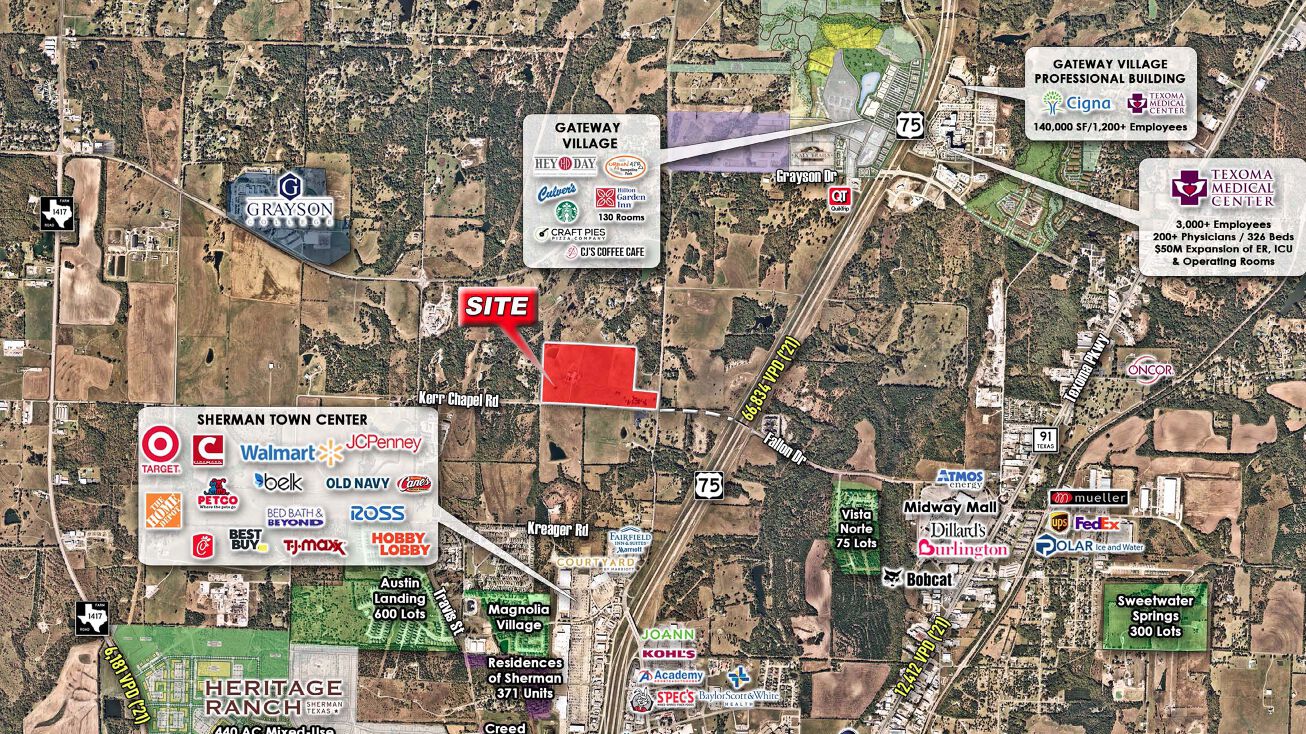 NWC Kerr Chapel Rd, Sherman, TX 75092