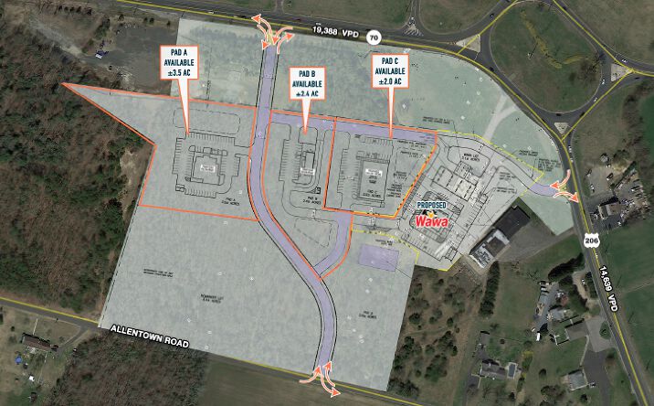 Pictures of Land property located at 1751-1753 Route 206, Southampton Township, NJ 08088 for sales - image #1