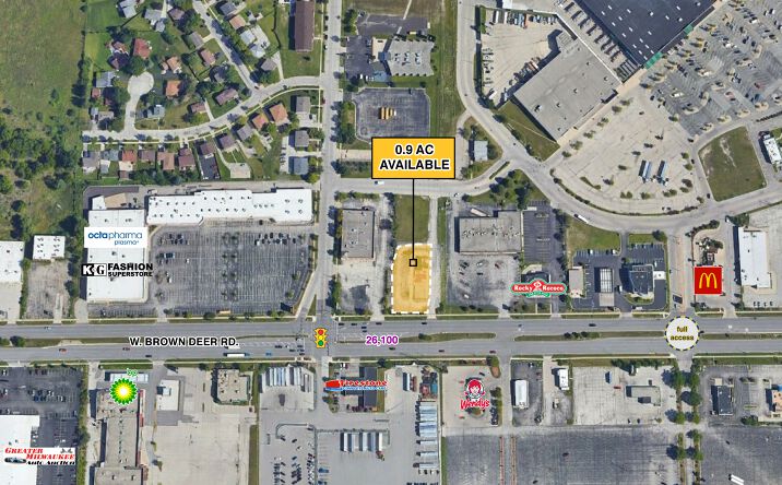 Pictures of Land property located at 8404 W Brown Deer Rd, Milwaukee, WI 53224 for sales - image #1