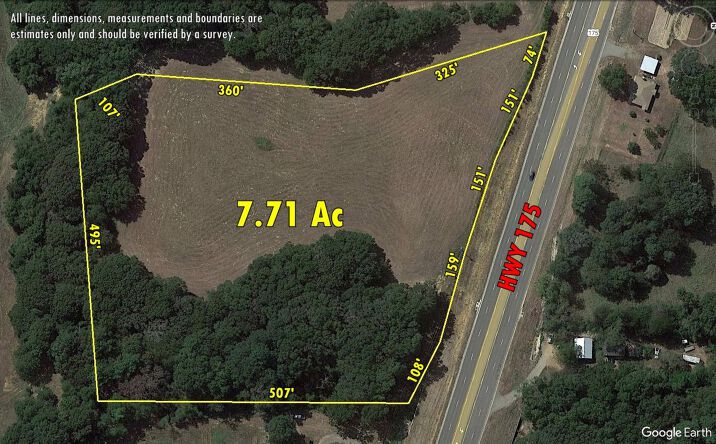 Pictures of Land property located at 3168 Highway 175, Frankston, TX 75763 for sales - image #1