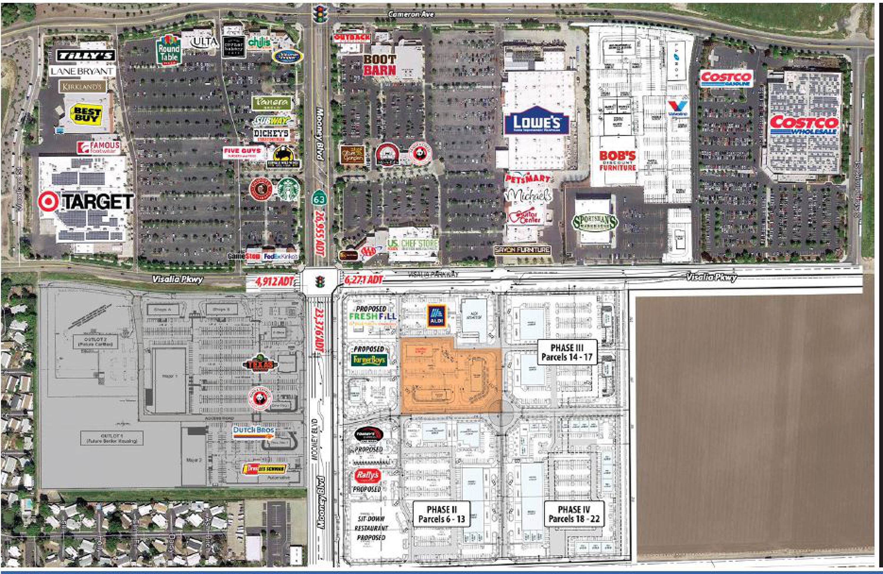 Developer submits Sam's Club and Chick-fil-A plans for Visalia sites