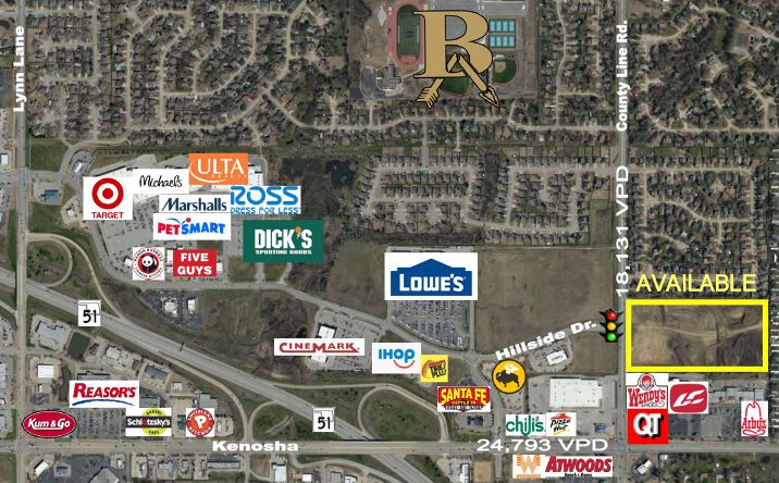 Pictures of Land property located at East hillside Dr. & County Line Rd., Broken Arrow, OK 74012 for sales - image #1