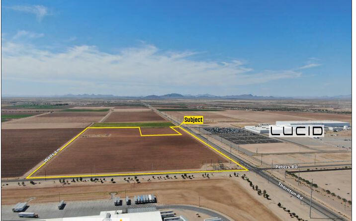 Pictures of Land property located at SEC Peters Rd & Thornton Rd, Casa Grande, AZ 85193 for sales - image #1