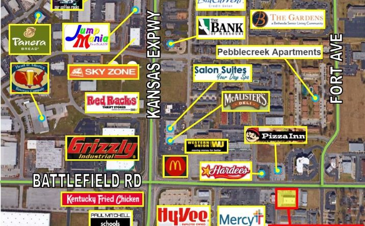 Pictures of Retail property located at 1400 W Battlefield Road, Springfield, MO 65807 for comps - image #1