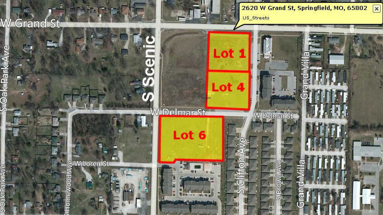 2620 W. Grand, Springfield, MO 65802 Land for Sale 2620 W. Grand