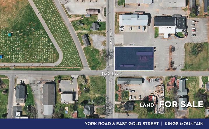 Pictures of Land property located at York Road & East Gold Street, Kings Mountain, NC 28086 for sales - image #1