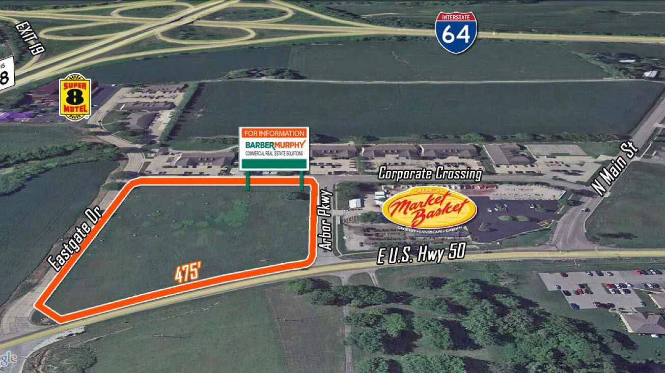 Pictures of Land property located at 1730 East Hwy 50, O'Fallon, IL 62269 for sales - image #1
