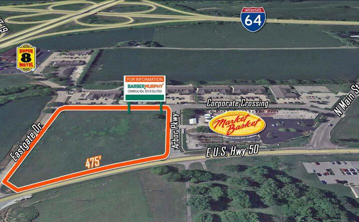 Pictures of Land property located at 1730 East Hwy 50, O'Fallon, IL 62269 for sales - image #1