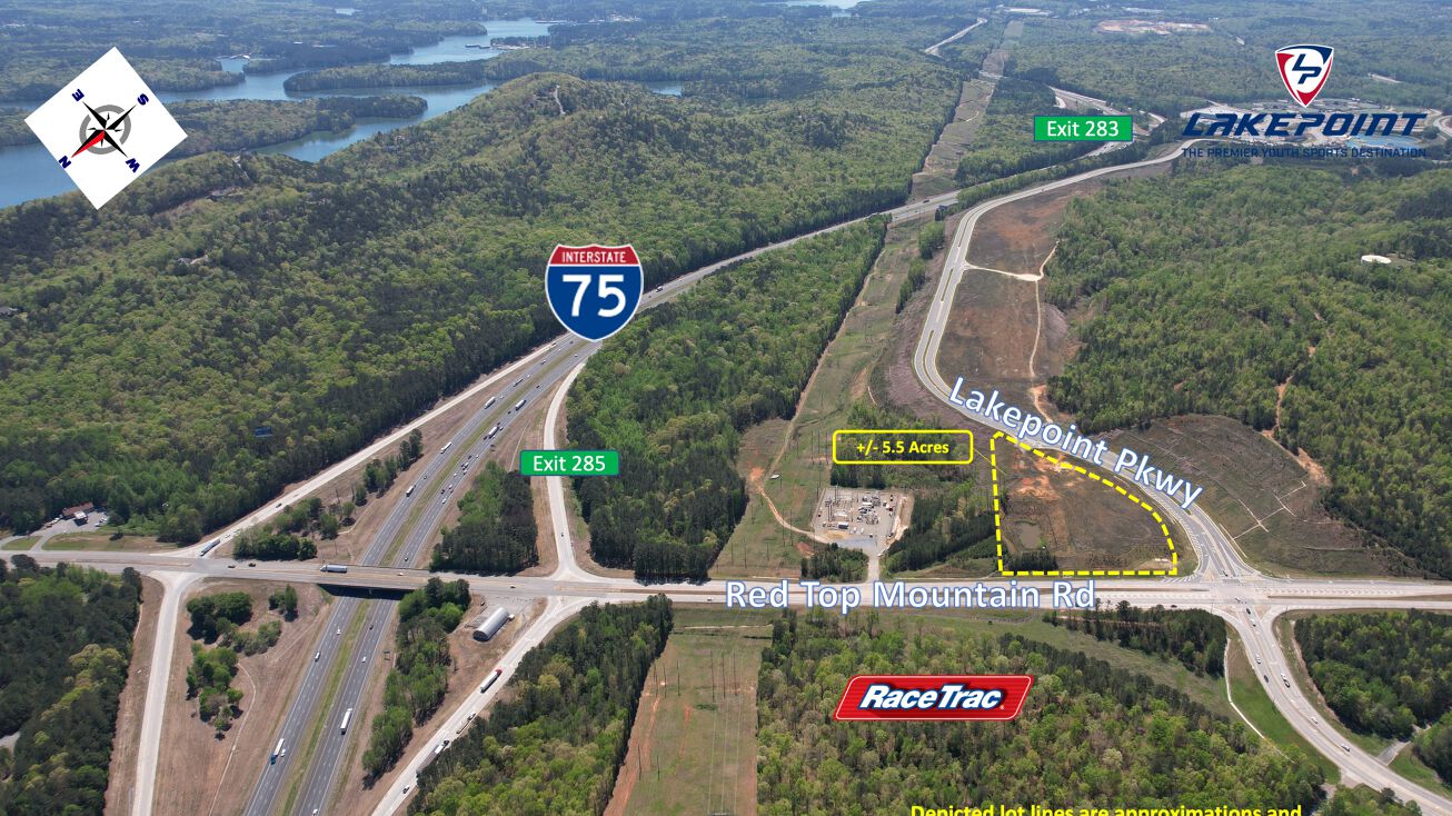 0 Lakepoint Parkway, Emerson, GA 30137 Land for Sale +/ 5.5 Acre