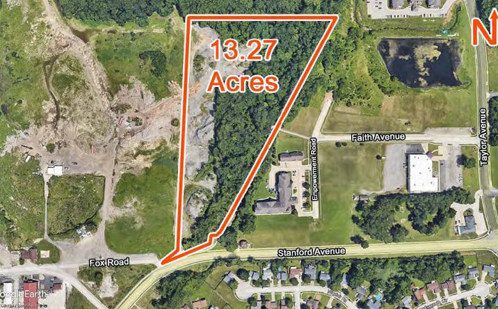 Pictures of Land property located at Stanford Ave 13.27 Acre, Southern View, IL 62703 for sales - image #1