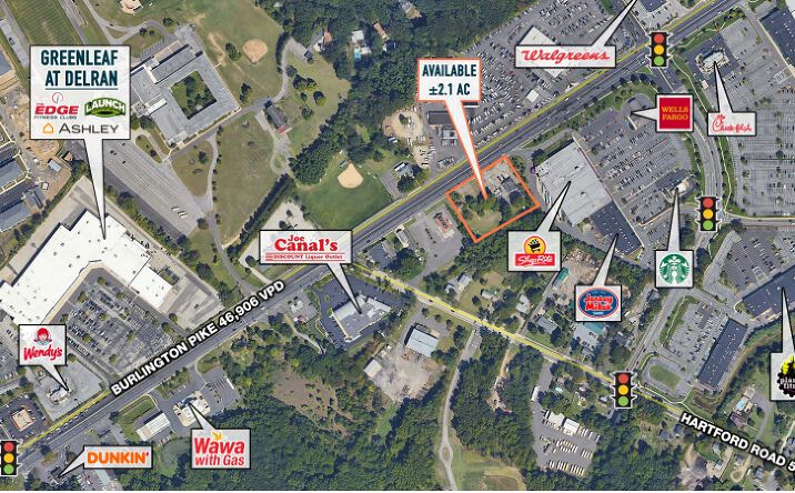 Pictures of Land property located at 6010 US-130, Delran, NJ 08075 for sales - image #1