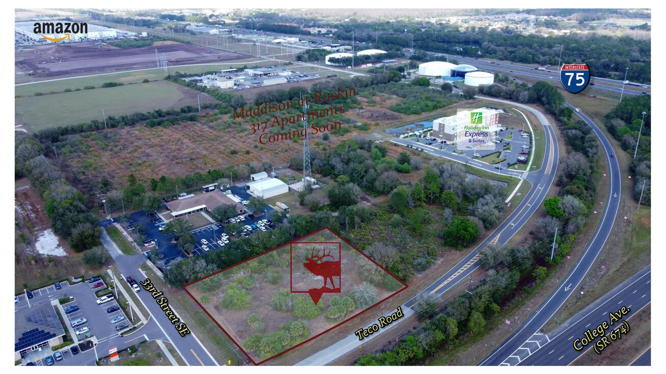 200 Teco Rd, Ruskin, FL 33570 Land for Sale 1.22± Acre Commercial