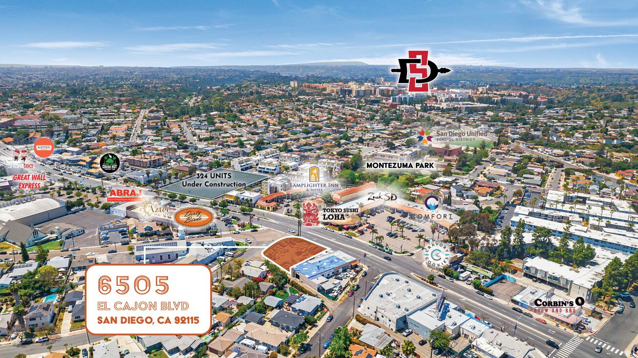 6505 El Cajon Blvd, San Diego, CA 92115 Land for Sale High Density