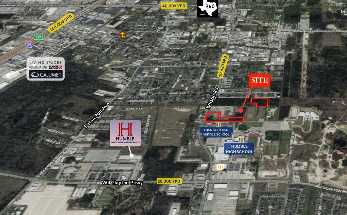 Pictures of Land property located at 901 Wilson Rd, Humble, TX 77338 for sales - image #1