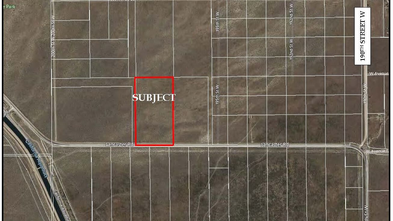 Lancaster Rd, Fairmont, CA 93536 Land for Sale Fairmont 17 Acres Los Angeles County, CA