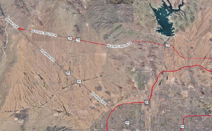 Pictures of Land property located at Southeast Corner of US 60 and State Route 74, Morristown, AZ 85342 for sales - image #1