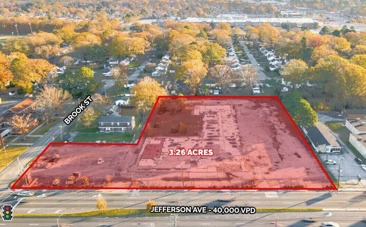 Pictures of Land property located at 6128 Jefferson Ave, Newport News, VA 23605 for sales - image #1