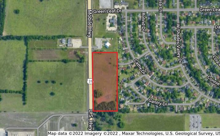 Pictures of Land property located at Mobile Highway at Green Leaf Drive, Montgomery, AL 36108 for sales - image #1