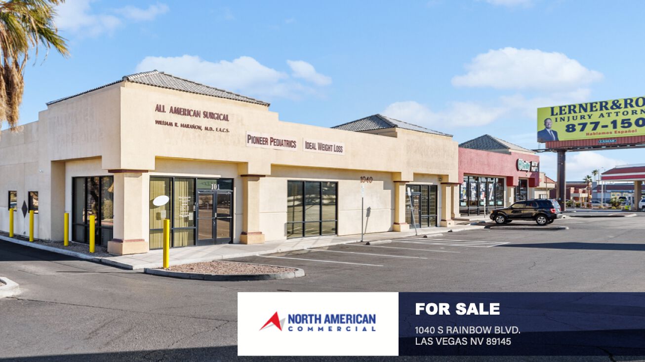 Pictures of Retail property located at 1040 S Rainbow Blvd, Las Vegas, NV 89145 for sales - image #1