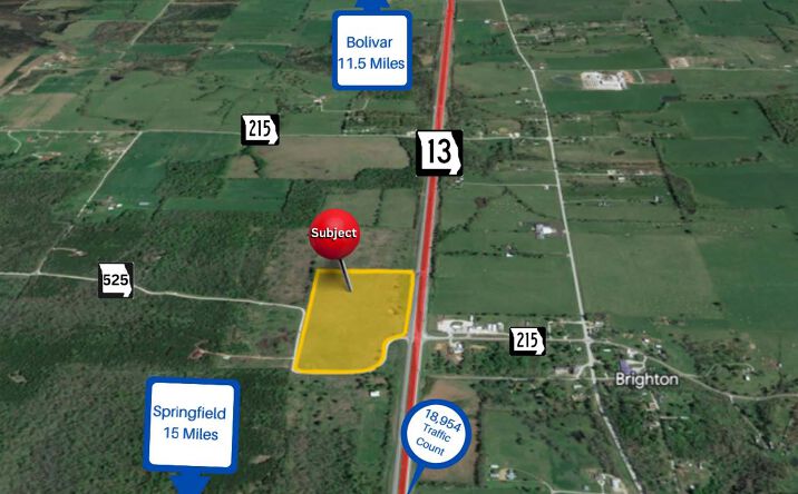 Pictures of Land property located at Highway 13 And E 525th Rd, Polk County, MO 65617 for sales - image #1
