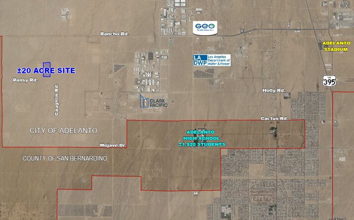 Pictures of Land property located at 06 Caughlin Rd, Adelanto, CA 92301 for sales - image #1