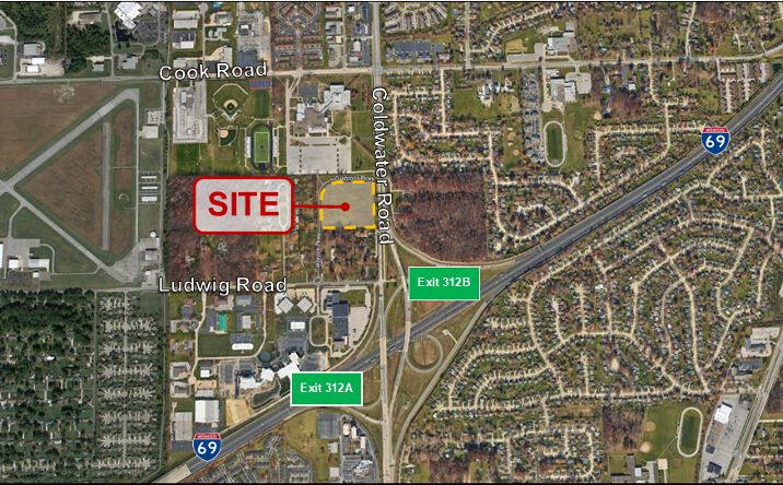 Pictures of Land property located at 6901 Coldwater Rd, Fort Wayne, IN 46825 for sales - image #1
