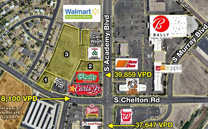 Pictures of Retail, Land property located at 1875 S Chelton Rd, Colorado Springs, CO 80910 for sales - image #1
