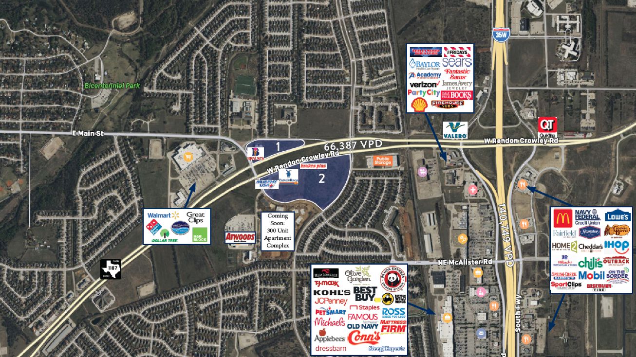 599 W Rendon Crowley Rd, Crowley, TX 76036 Land for Sale Highway