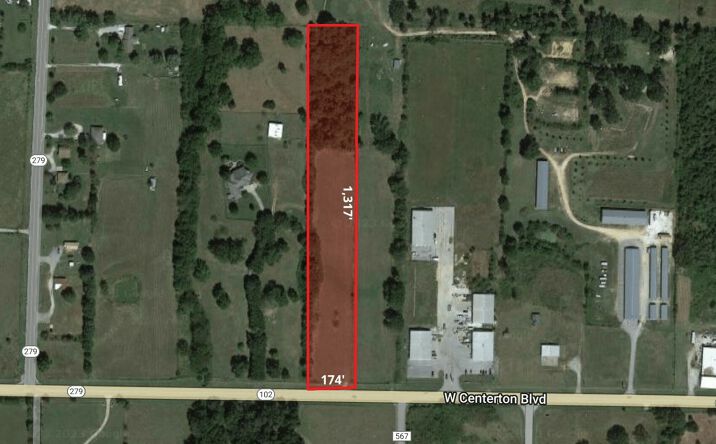 Pictures of Land property located at 5 Acres Hwy 102, Centerton, AR 72719 for sales - image #1