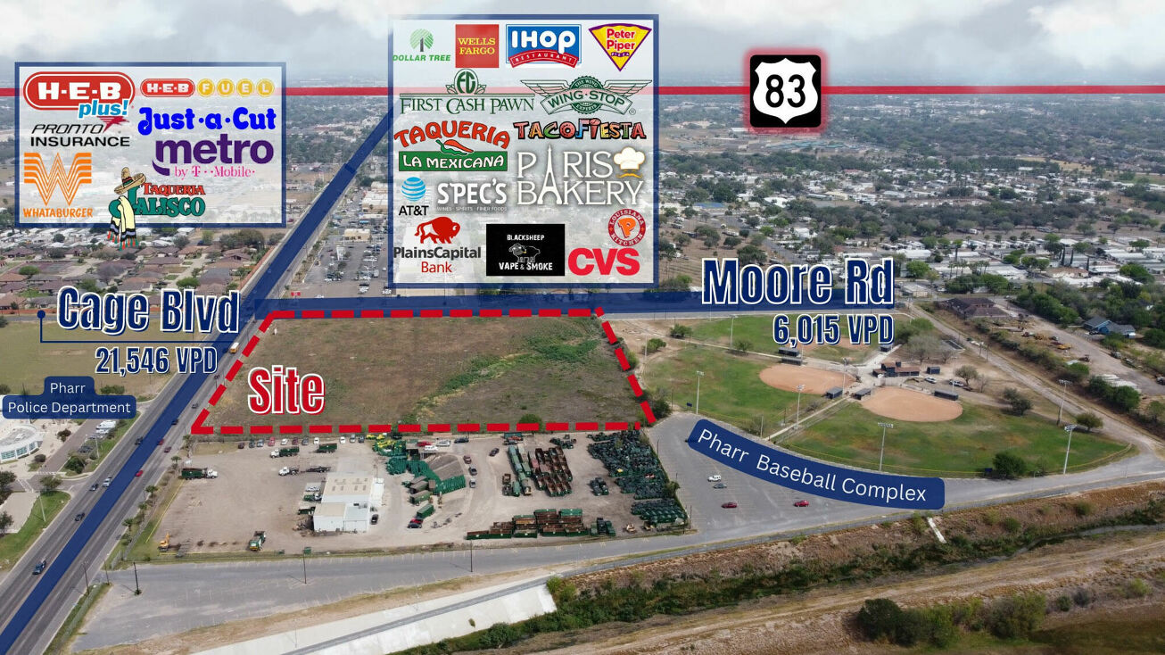 S Cage Blvd, Pharr, TX 78577 Land for Sale South Cage and Moore