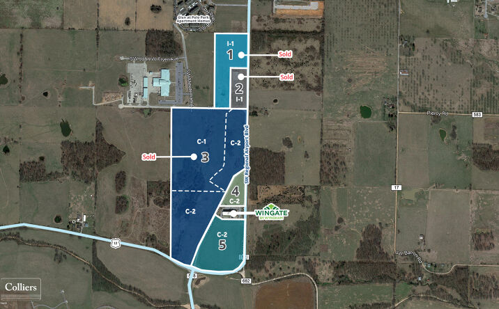 Pictures of Land property located at NWC of SW Regional Airport Blvd & Highway 12, Bentonville, AR 72712 for sales - image #1