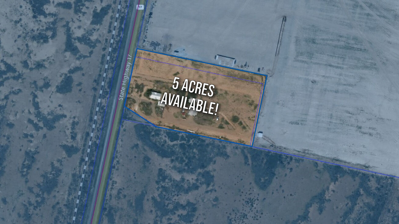 7416 TX17, Pecos, TX 79718 Land for Sale 5 Acres on Hwy 17 in