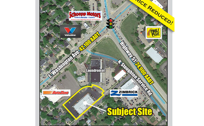 Pictures of Retail, Land property located at 3539 - 3559 E Washington Ave, Madison, WI 53704 for sales - image #1