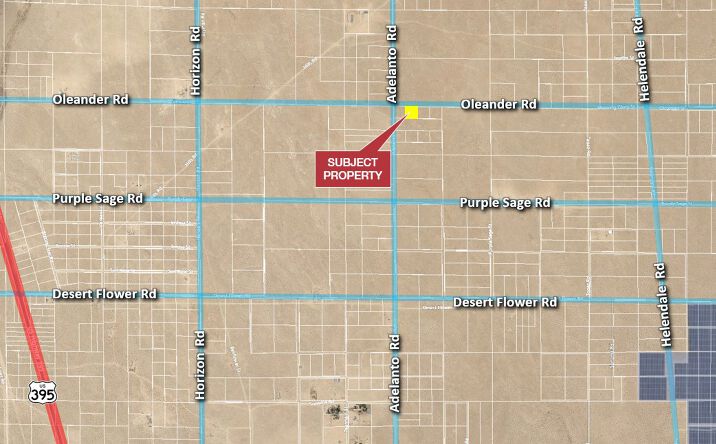 Pictures of Land property located at Oleander St, Adelanto, CA 92301 for sales - image #1