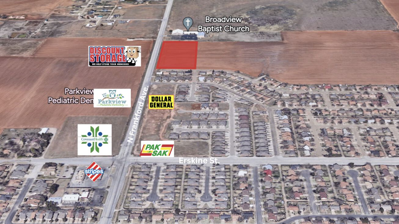 710 N Frankford Ave, Lubbock, TX 79416 Land for Sale Vacant Land on