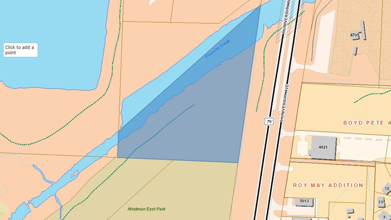 University Ave. Fourche Creek NW, Little Rock, AR 72002 Land for