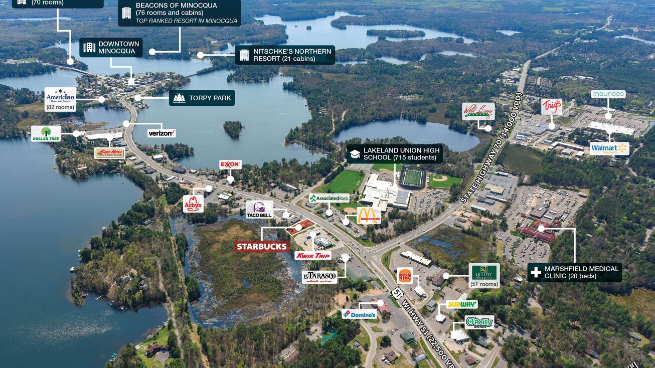 8668 US51, Minocqua, WI 54548