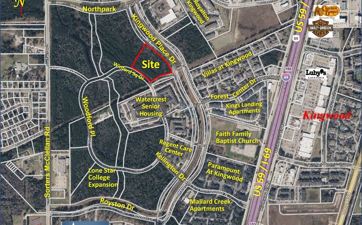 Pictures of Land property located at Kingwood Place Dr@ Future Creswell Dr, Houston, TX 77339 for sales - image #1