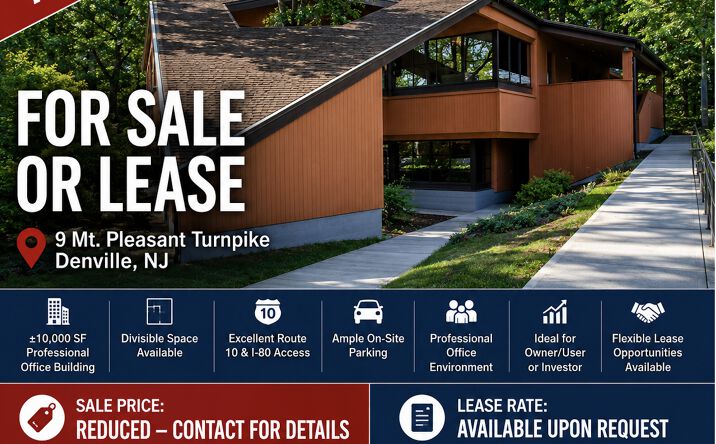 Pictures of Office, Special Purpose property located at 9 Mt Pleasant Turnpike, Denville, NJ 07834 for sales - image #1