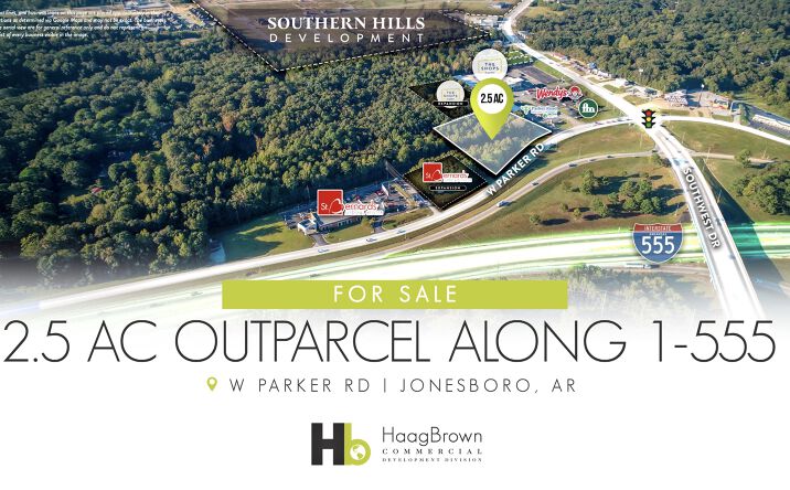 Pictures of Land property located at Corner of Parker Rd. and Southwest Dr., Jonesboro, AR 72404 for sales - image #1