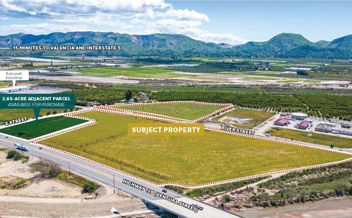 Pictures of Land property located at NW of River St and E St, Fillmore, CA 93015 for sales - image #1