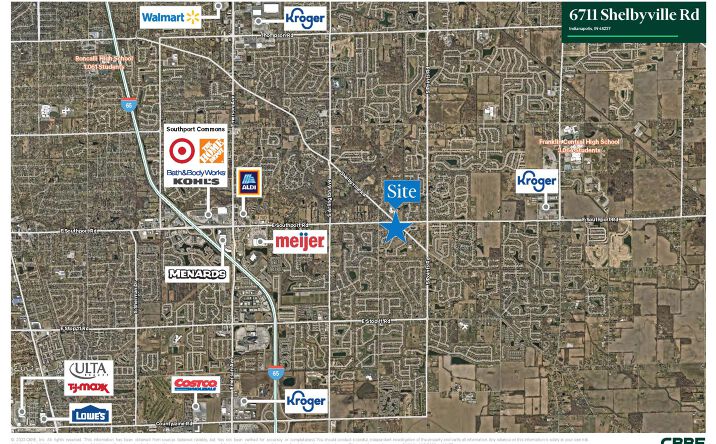 Pictures of Land property located at 6711 Shelbyville Rd, Indianapolis, IN 46237 for sales - image #1