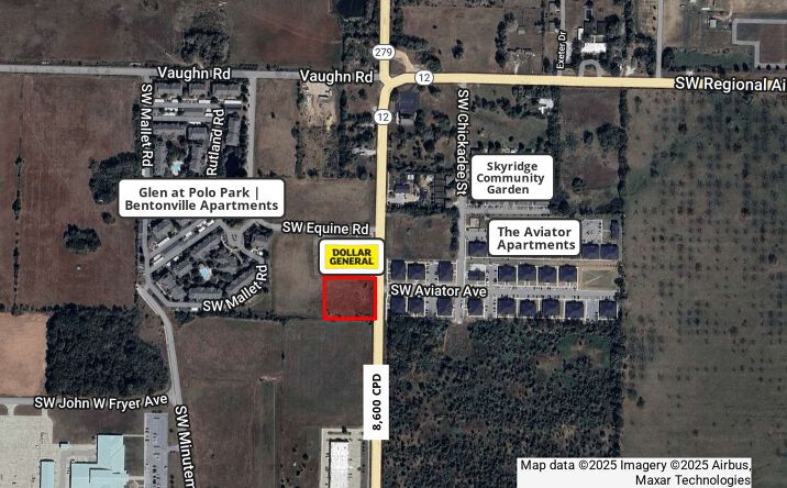 Pictures of Land property located at SW Regional Airport Blvd (Hwy 12), Bentonville, AR 72712 for sales - image #1