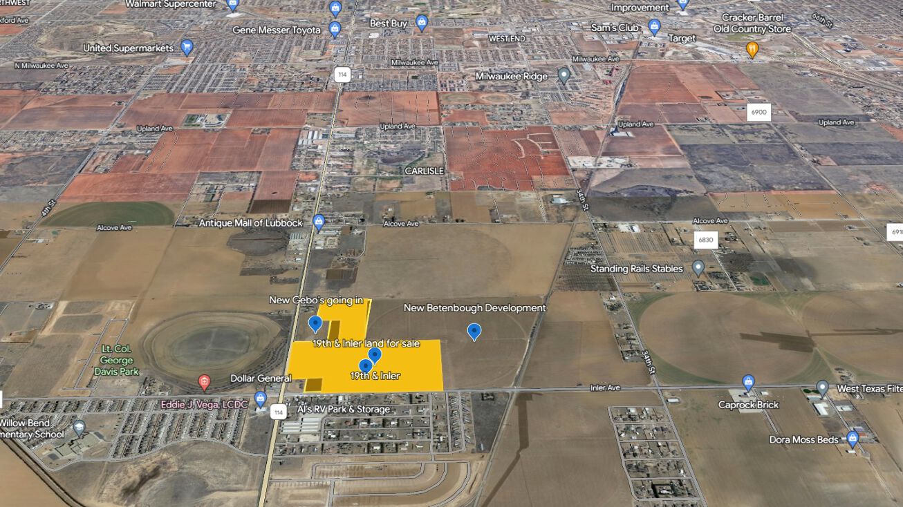 19th St, Lubbock, TX 79407 Land for Sale 19th and Inler