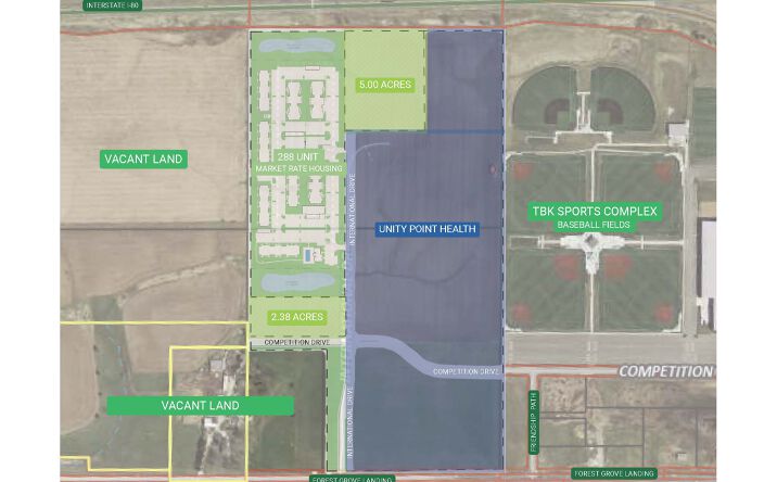 Pictures of Land property located at 0 Forest Grove Drive(5 Acres), Bettendorf, IA 52722 for sales - image #1