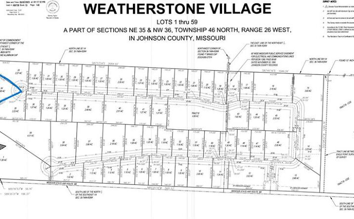 Pictures of Land property located at 66 SW 150th Road, Warrensburg, MO 64093 for sales - image #1