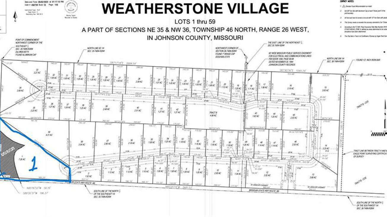 57 SW 160th Road, Warrensburg, MO 64093 Land for Sale 57 SW 160th Road