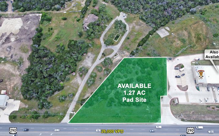 Pictures of Land property located at SEC US-290 & Derecho Dr 9521 US-290, Austin, TX 78736 for sales - image #1